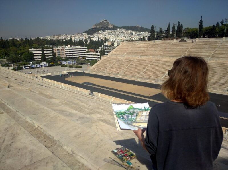 outdoor-drawing-class-in-the-old-center-of-athens