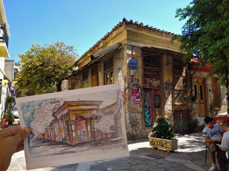 outdoor-drawing-class-in-the-old-center-of-athens
