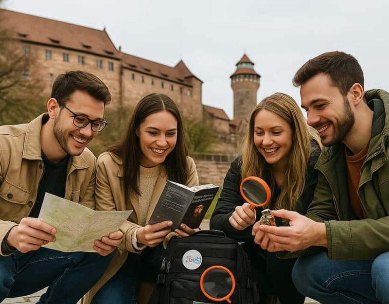 Outdoor escape with puzzle backpack in Nuremberg: The master's legacy - Exploring Nuremberg’s Hidden Puzzle Treasures