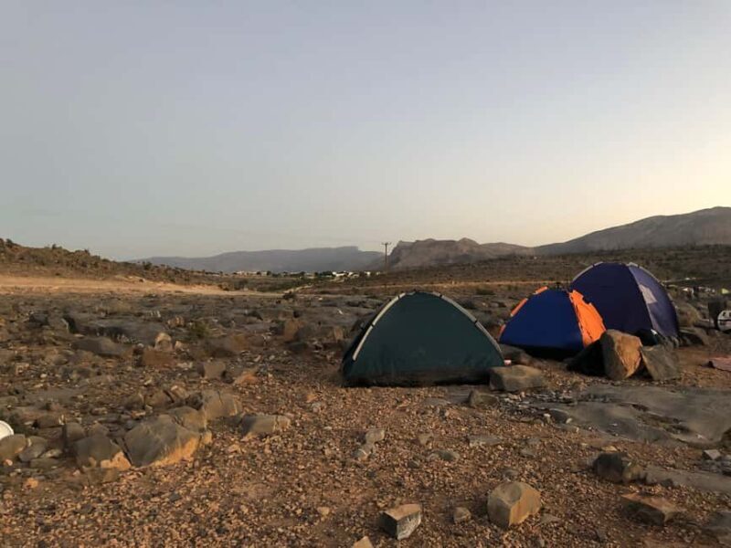 Overnight Camping at Jebel Shams (2 Days 1 Night) - The Itinerary Breakdown