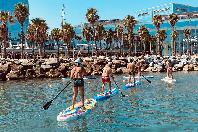 paddle-surfing-in-barcelona