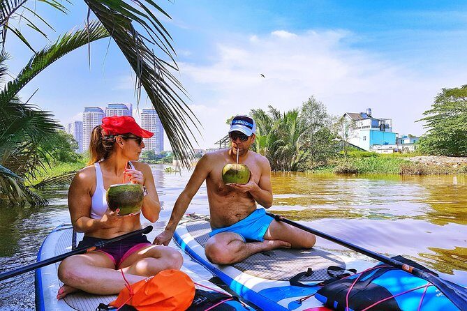 Paddling to explore the historic Vietnam War Rach Chiec jungle, - Key Points