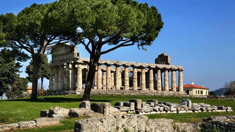 Paestum: powered paragliding flight over the temples - Key Points