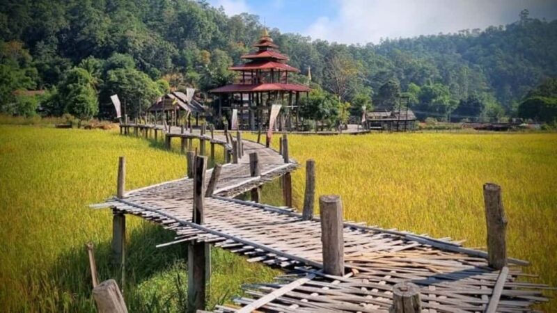 Pai: Bamboo Bridge, Yun Lai Viewpoint, & Waterfall Tour - Key Points