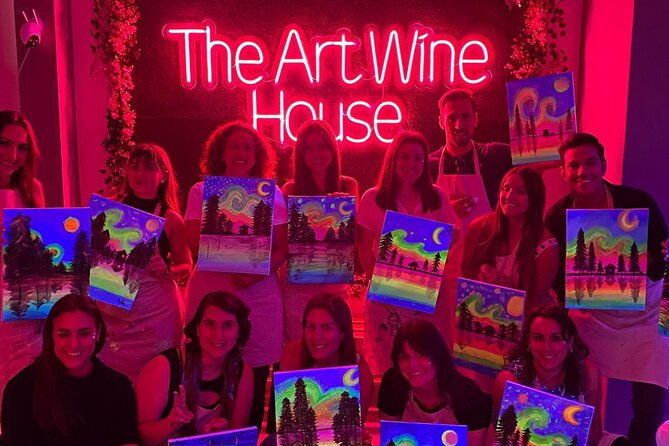 paint-a-neon-fluorescent-picture-while-drinking-unlimited-wine-2
