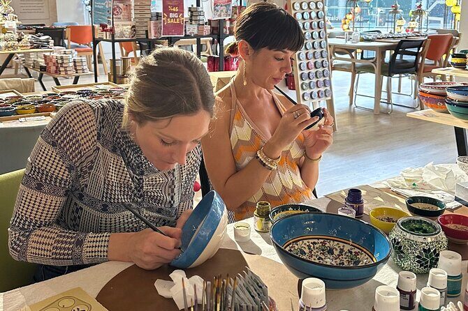 Paint and Sip Classes Melbourne: Ceramic Plates & Bowls - The Results and Keepsakes