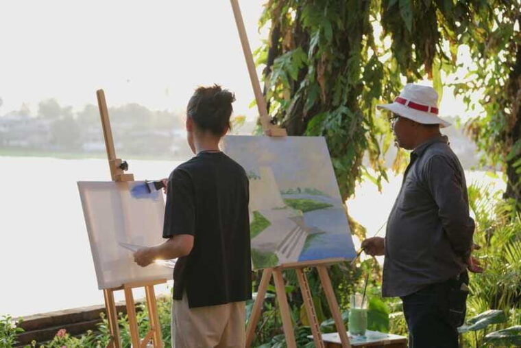 painting-by-the-river-kalanan-riverside-resort