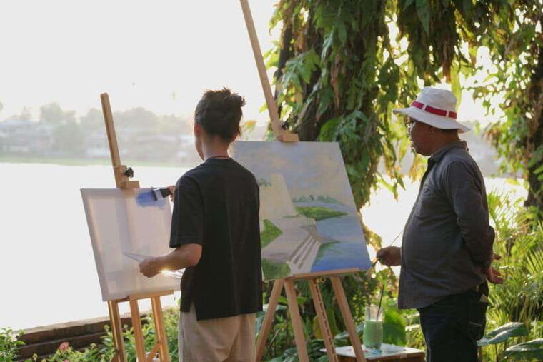 painting-by-the-river-kalanan-riverside-resort