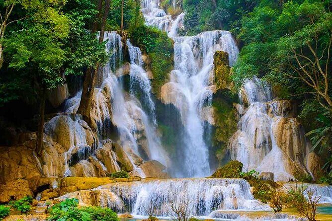 Pak Ou Caves and Kuang Si Waterfall Shared Minivan Group Trip - Exploring Luang Prabang: A Balanced Look at the Pak Ou Caves & Kuang Si Waterfalls Tour