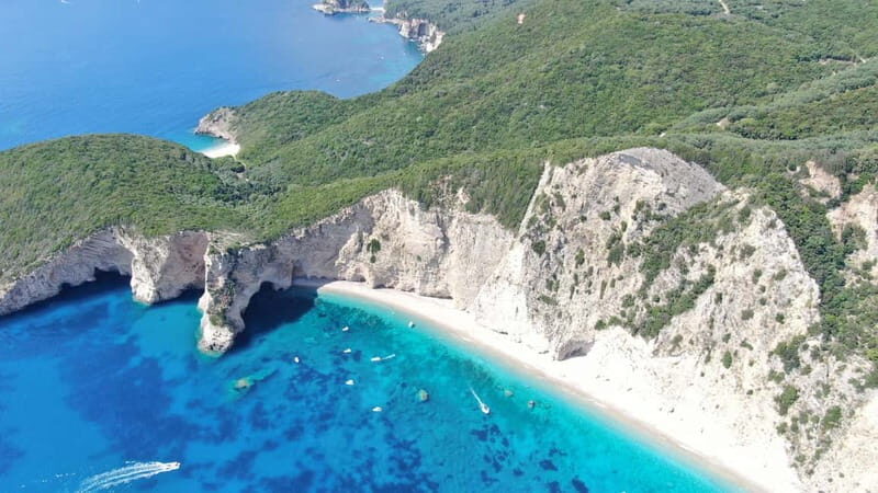 Paleokastritsa: Paradise, Yali Beach & Blue Caves Boat Tour - Setting Off from Paleokastritsa: The Starting Point