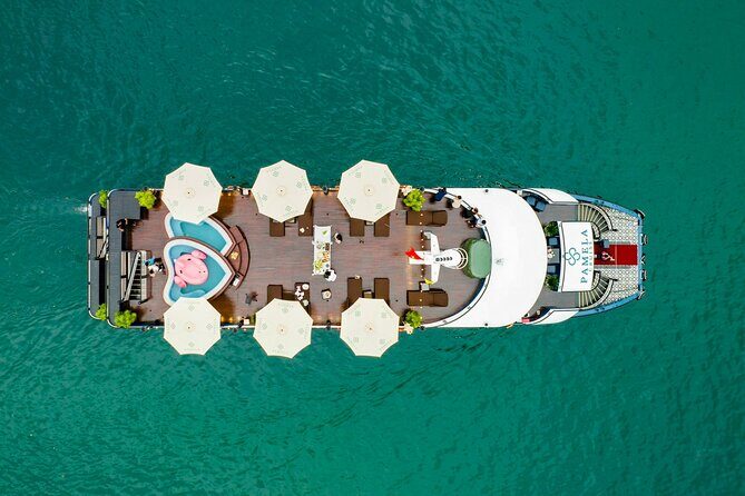 Pamela Halong Bay 5 Star Cruise with Jacuzzi Pool and Transfer - The Luxurious Cruise Experience
