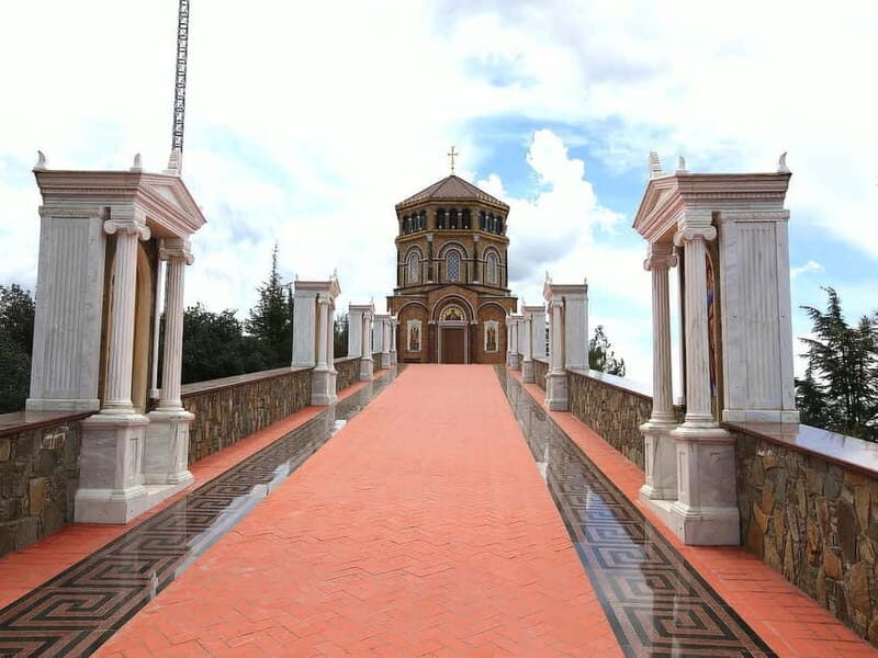 Paphos: Tour to Troodos, Kykkos Monastery, Omodos and Winery - Visiting the Tomb of Archbishop Makarios III