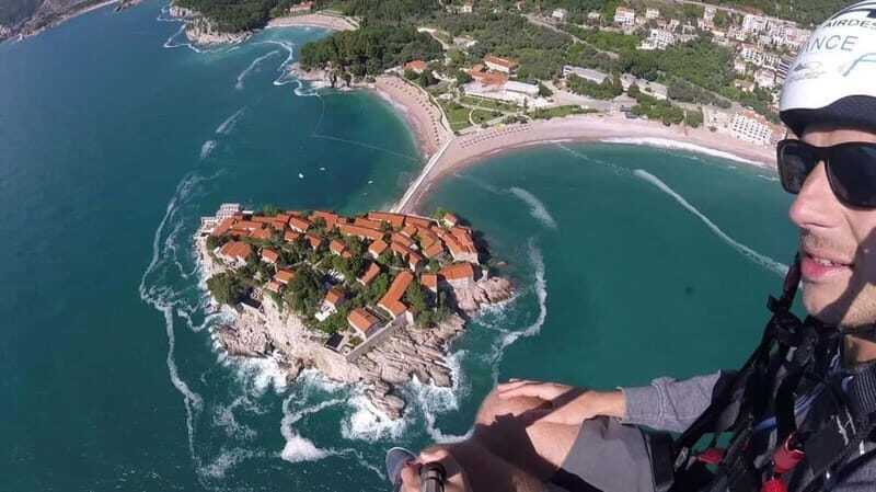 Paragliding Montenegro: Sveti Stefan Air Excursion - Key Points