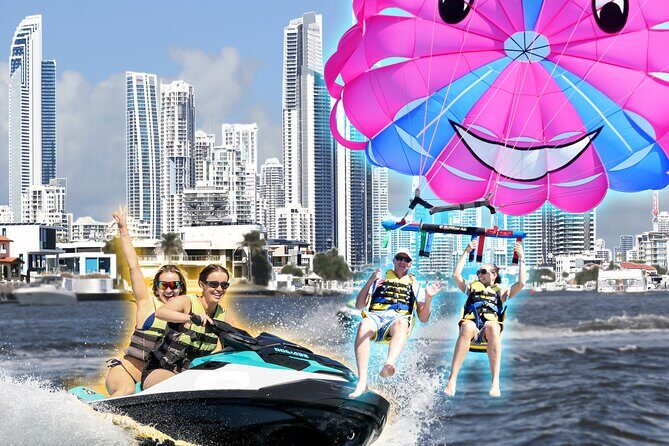 Parasailing and Jet Ski Activity for Two - Key Points