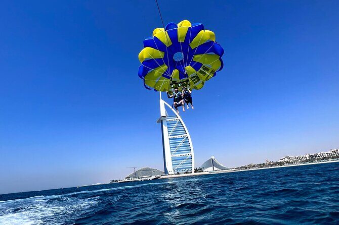 Parasailing in Dubai - Burj Al Arab View - Key Points