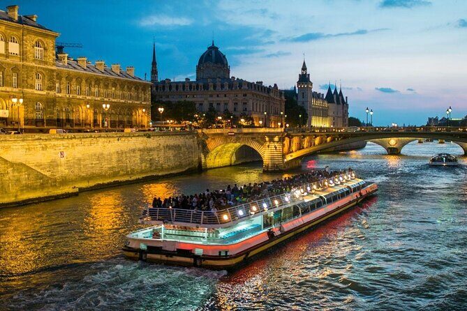 Paris Evening Bike Tour with 1-hour Seine River Cruise - Paris Evening Bike Tour with 1-hour Seine River Cruise — An Authentic Nighttime Adventure