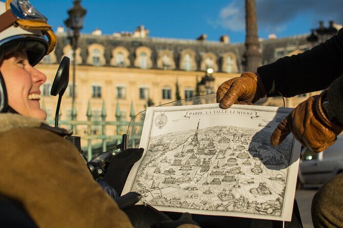 Paris Vintage Olympic Tour on Sidecar Motorcycle - Key Points