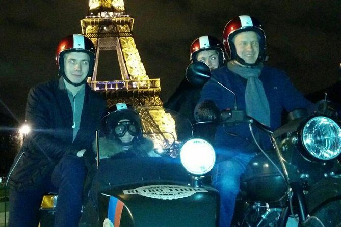 Paris Vintage Tour by Night on a Sidecar with Champagne - FAQ  