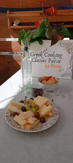 Paros: Greek Cooking Class with Meal and Wine - Key Points