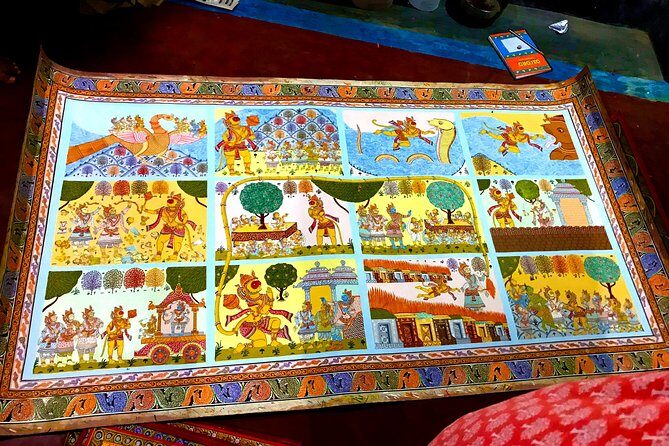 Pattachitra Workshop at Dandasahi by Awarded Artist with KalaKart - Key Points