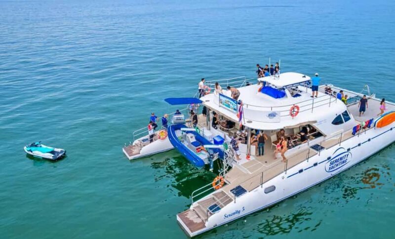 Pattaya: 3 Islands Catamaran Tour with Buffet Lunch - Key Points