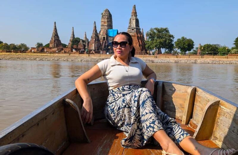 Pattaya: Ayutthaya Day Trip by Private Car with Boat Tour - Visiting Temples on Land: An In-Depth Look