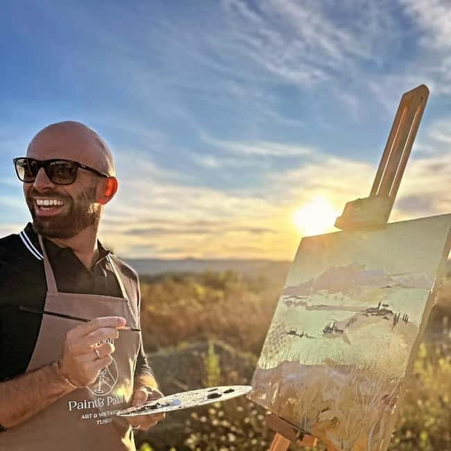 Peccioli: Painting Experience with Wine and Snacks - An Artistic Sojourn in the Heart of Tuscany