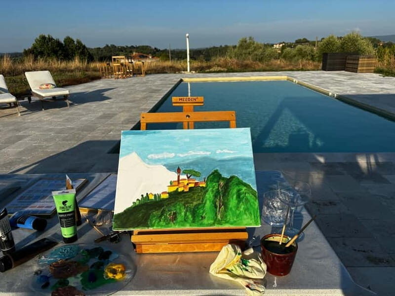 Peccioli: Painting Experience with Wine and Snacks - The Views and the Setting