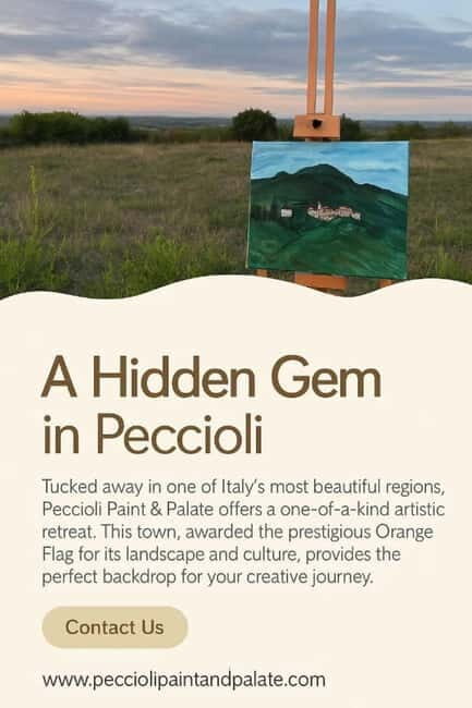 Peccioli: Painting Experience with Wine and Snacks - Authentic Experience in a Cultural Setting