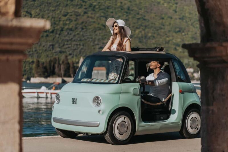 Perast: Guided Tour in a Fiat Topolino E-Car - What to Expect from the Tour