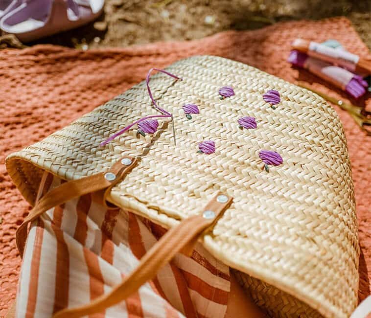 Personalize Your Own Moroccan Basket Embroidery techniques - What to Expect from the Workshop