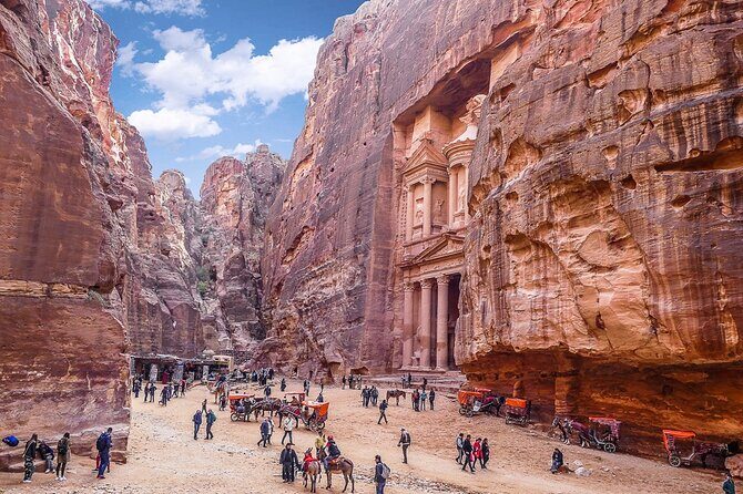 Petra And Little Petra Full Day Tour From Amman - Key Points