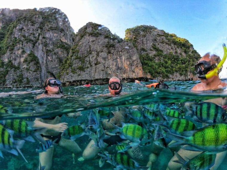 phi-phi-maya-bay-sleepaboard-tour-with-snorkeling-sunset