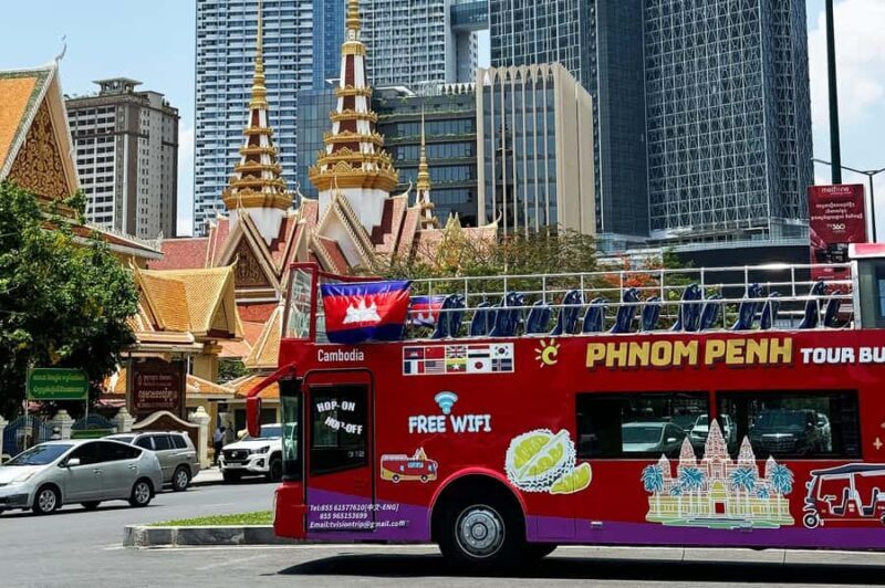 Phnom Penh: Hop-On Hop-Off Bus Ticket Free Mekong Cruise - An In-Depth Look at the Tour Experience
