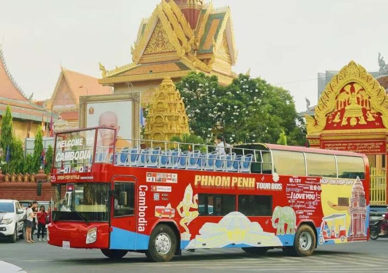 Phnom Penh: Hop-On Hop-Off Bus Ticket Free Mekong Cruise - The Sum Up