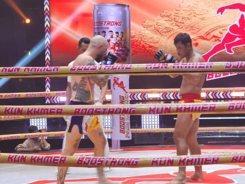 Phnom Penh:Kun Khmer Kickboxing Match at National TV Stadium - Who Would Love This Tour?