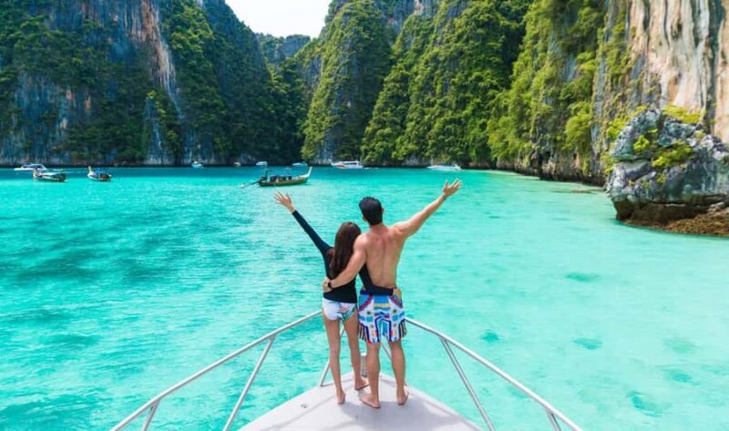 Phuket: Amazing Andaman Sea Phi Phi, Maya & Maiton Island - Pileh Lagoon: Emerald Water and Limestone Marvels