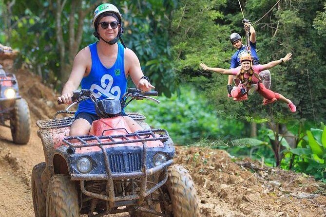 Phuket ATV Bike with Ziplines Adventure Tours - Key Points