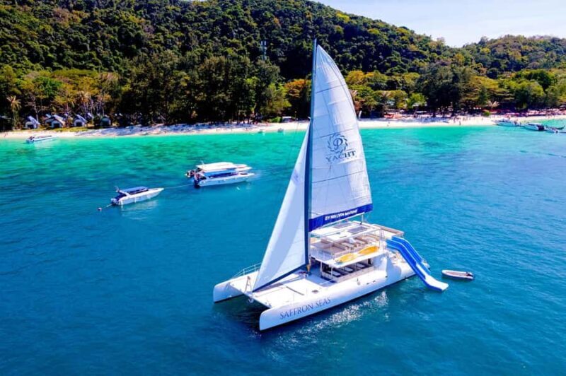 Phuket: Coral Island and Promthep Sunset Dinner by Catamaran - Key Points