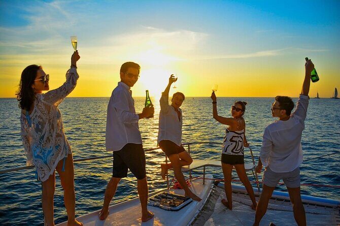 Phuket Coral Island and Sunset Dinner by Luxury Catamaran - Key Points