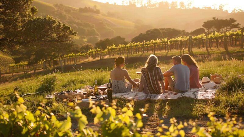 Picnic among the rows of Vernaccia di San Gimignano - The Itinerary in Detail