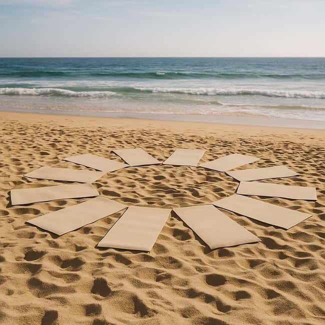 Pilates & Sophrology on Falésia Beach - Albufeira - The Power of Grounding and Reflection  