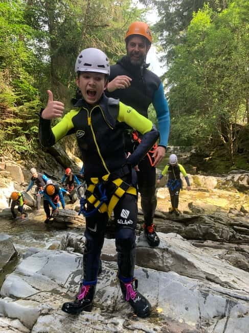 Pitlochry: Gorge Walking Family Tour - The thrill of waterfall jumps and slides
