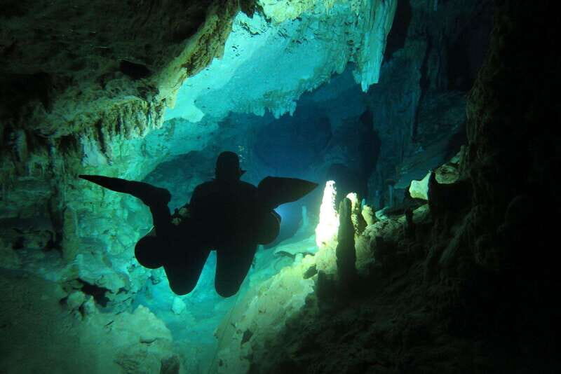 Playa del Carmen: 2 Tank Dos Ojso Cenote Diving Tour - Key Points