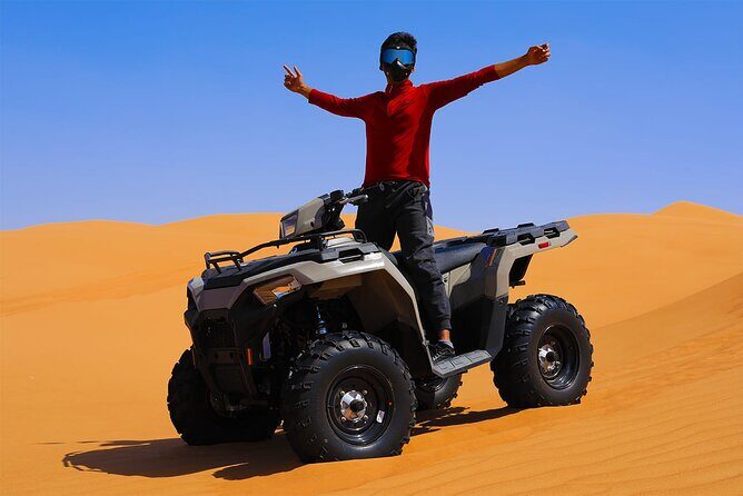 Polaris 570cc (4x4 )Quad Bike Ride +Sand Boarding- Red Dunes - Key Points