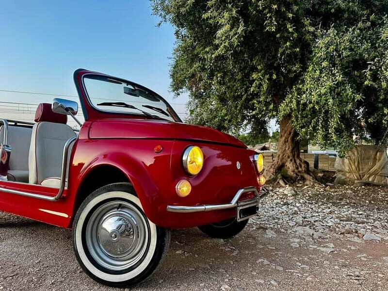 Polignano a Mare: coast & countryside Vintage tour by Fiat 500 SPIAGGINA - What’s Included & What to Expect