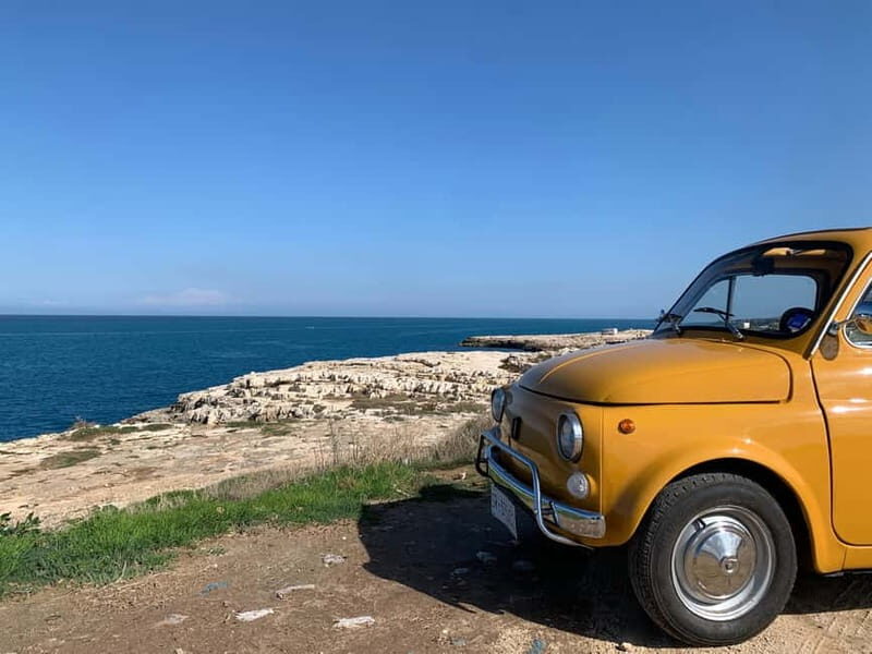 Polignano a Mare: Tour By Vintage Fiat 500 with driver - An Authentic Ride Through Polignano a Mares Streets