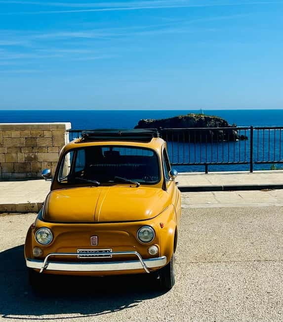 Polignano a Mare: Tour By Vintage Fiat 500 with driver - What’s Included & Practical Details