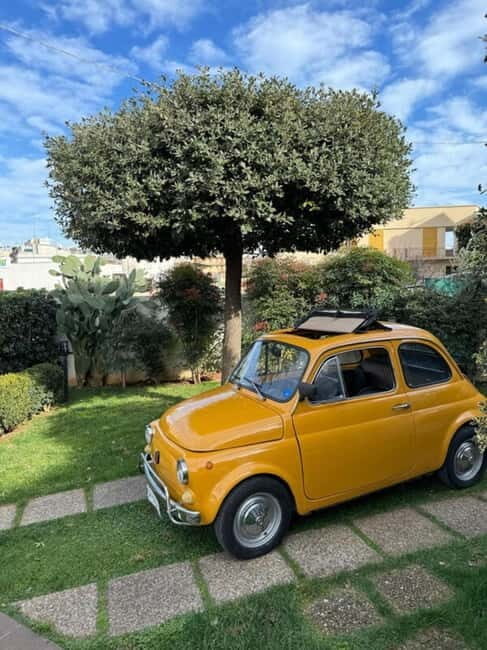 Polignano a Mare: Tour By Vintage Fiat 500 with driver - FAQ