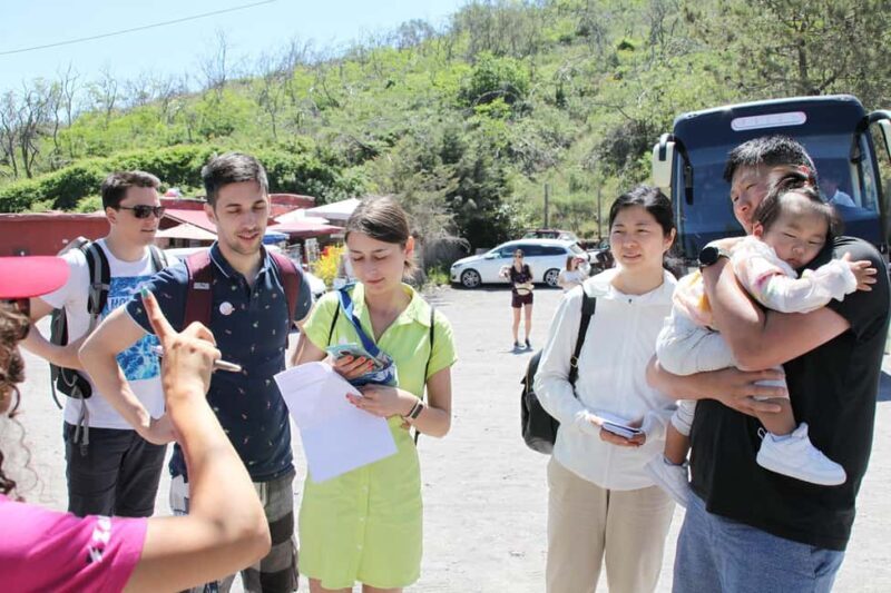 Pompeii: Mount Vesuvius Bus Transfer with Audioguide - Key Points